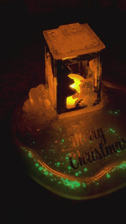 Winter Glow Lantern Plate