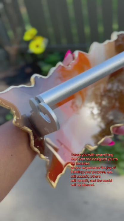 Agate Paper Towel Holder
