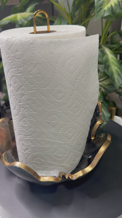 Midnight Bronze Luxe Paper Towel Holder