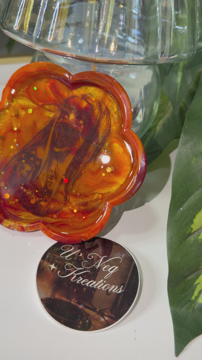 “Golden Flame Goddess Dish”