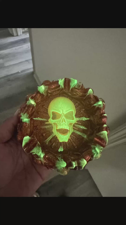 Autumn Glow Skull Tray