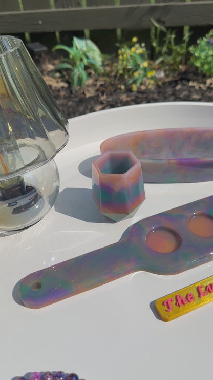 Stardust Swirl Shot Glass Set
