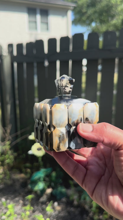 Tiger Marble Luxe Jar
