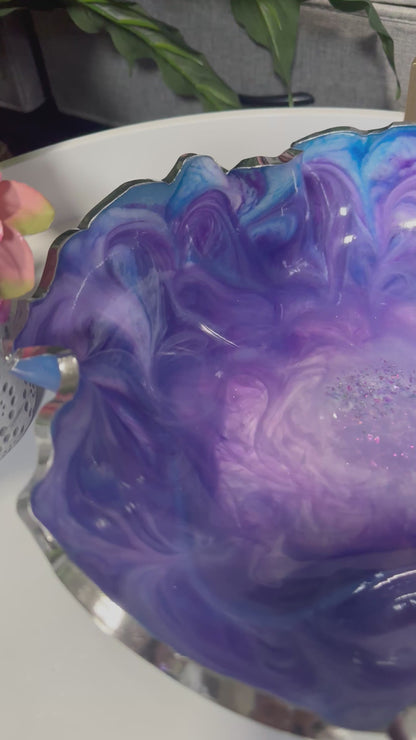 Violet Nebula Bowl