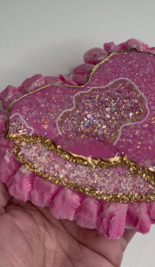 Seductive Spark Druzy Heart