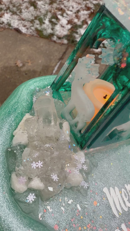 Winter Glow Lantern Plate